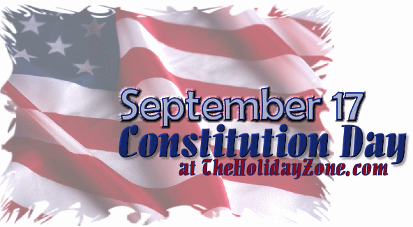 Celebrating CONSTITUTION DAY at TheHolidayZone.