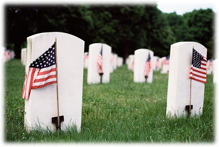 After World War I, Memorial Day became a day  to honor all U.S. soldiers killed in battle. People still put flags on graves.