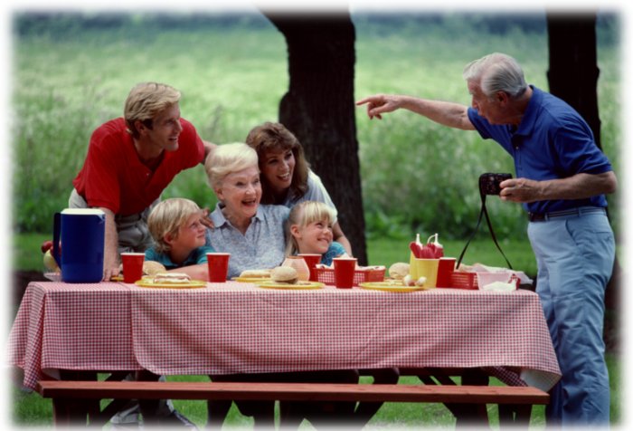 They have picnics.