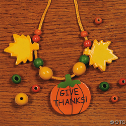 Thanksgiving Beaded Necklace Craft Kit